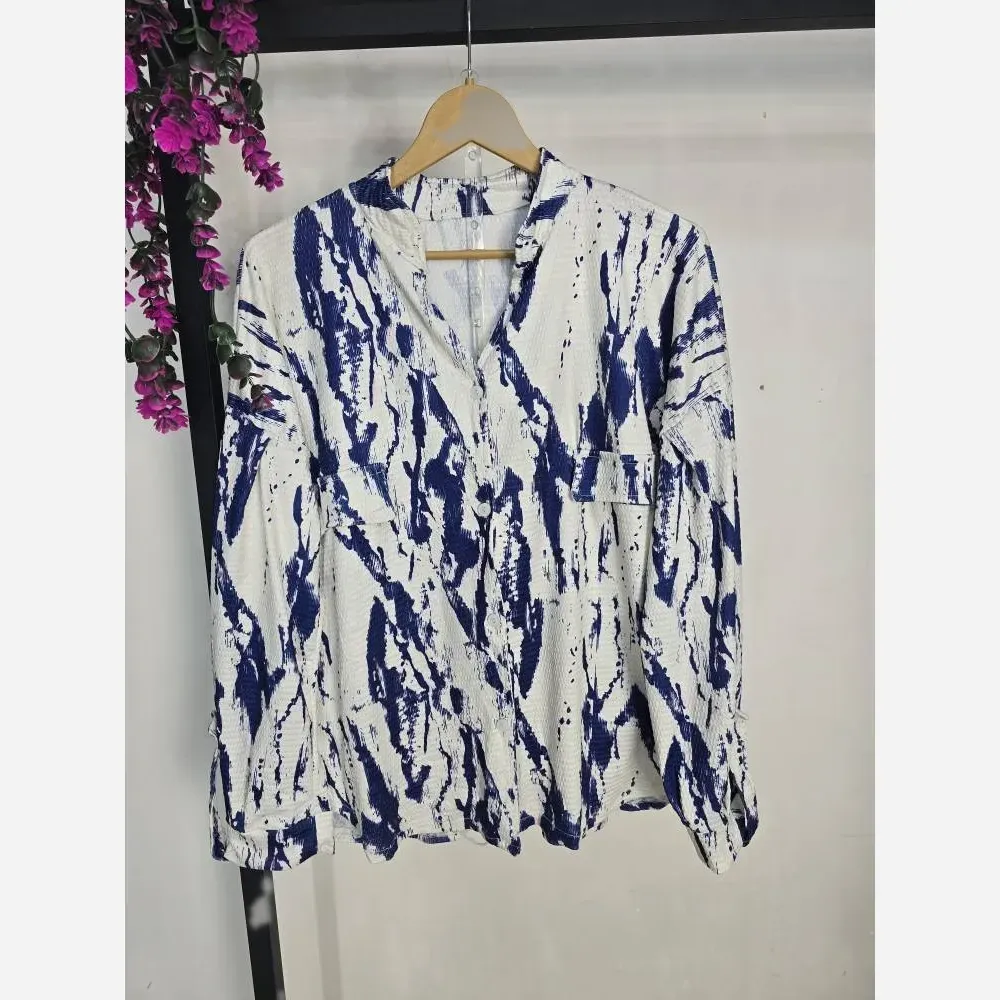 شومیز زنانه مدل رویال جنس ژاکارد حصیری فری سایز 36 تا 46 (2)