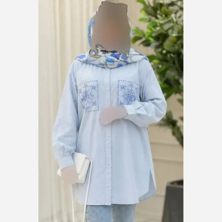 تونیک مانتویی مدل کاکوتی جنس لنین آنزیم شده درجه یک فری سایز 38 تا 46
