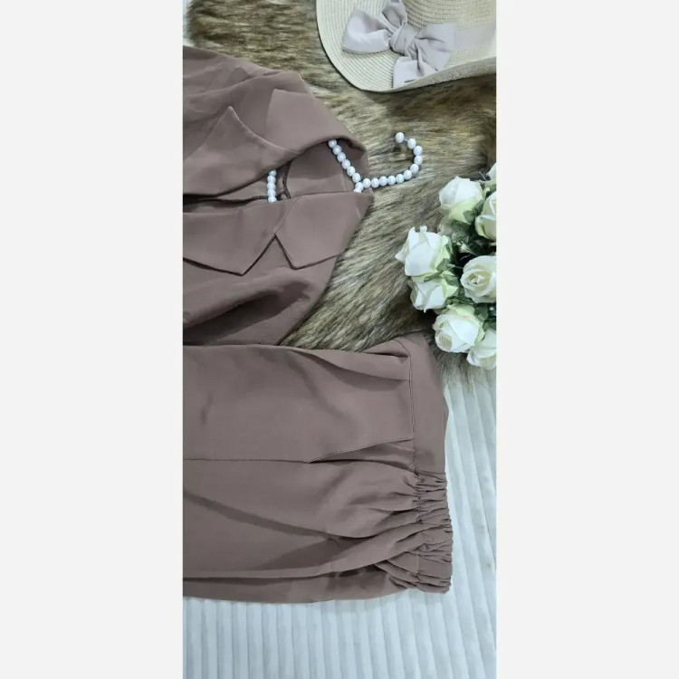 ست کت و شلوار زنانه پانچ مازراتی فری سایز تا 48