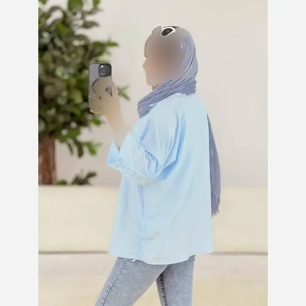 مانتو زنانه مدل تارا آستین گت جنس تترون نخ اعلا فری سایز 36 تا 48 (2)