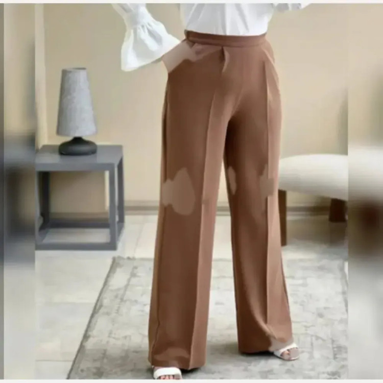 شلوار بگ زنانه پارچه مازراتی قد 100 سایز 42 تا 48