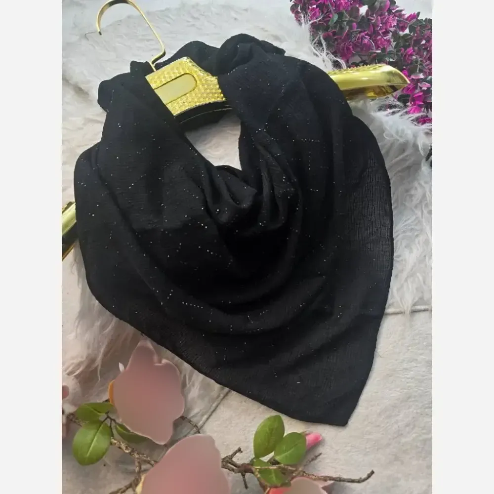 روسری مجلسی برشکا درختی نگیندار ابعاد 95 در 95 سانتیمتر