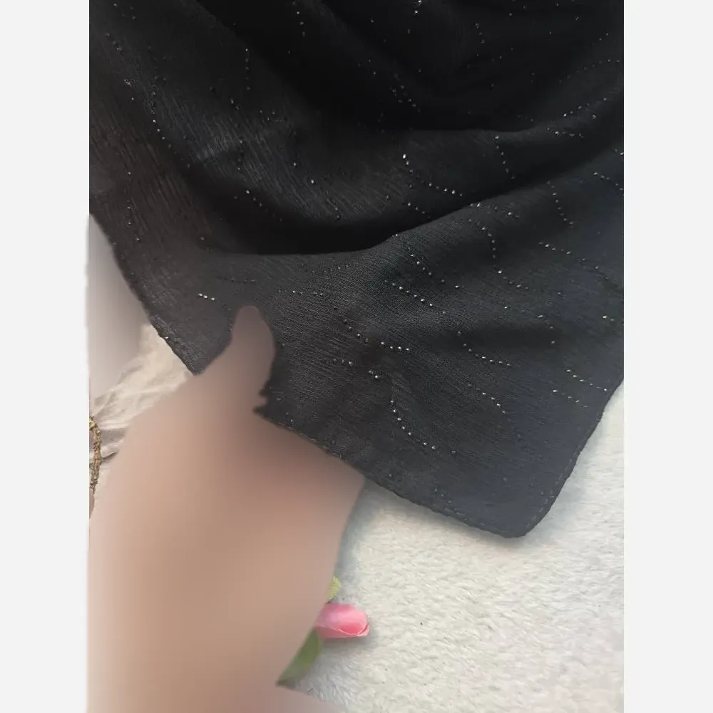 روسری مجلسی برشکا درختی نگیندار ابعاد 95 در 95 سانتیمتر