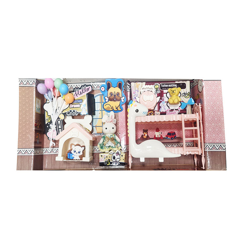 اسباب بازی مدل خانه خرگوش همراه با تخت طرح Dreamy کد 286-78