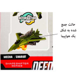 اسباب بازی مدل تبدیل شونده طرح هواپیما کد 666-12 مجموعه 4 عددی