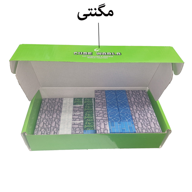 ساختنی 75 تکه مدل مگنتی طرح ماینکرافتی اولاف کد CTT-697