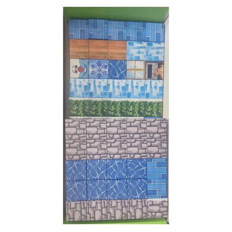 ساختنی 75 تکه مدل مگنتی طرح ماینکرافتی اولاف کد CTT-697
