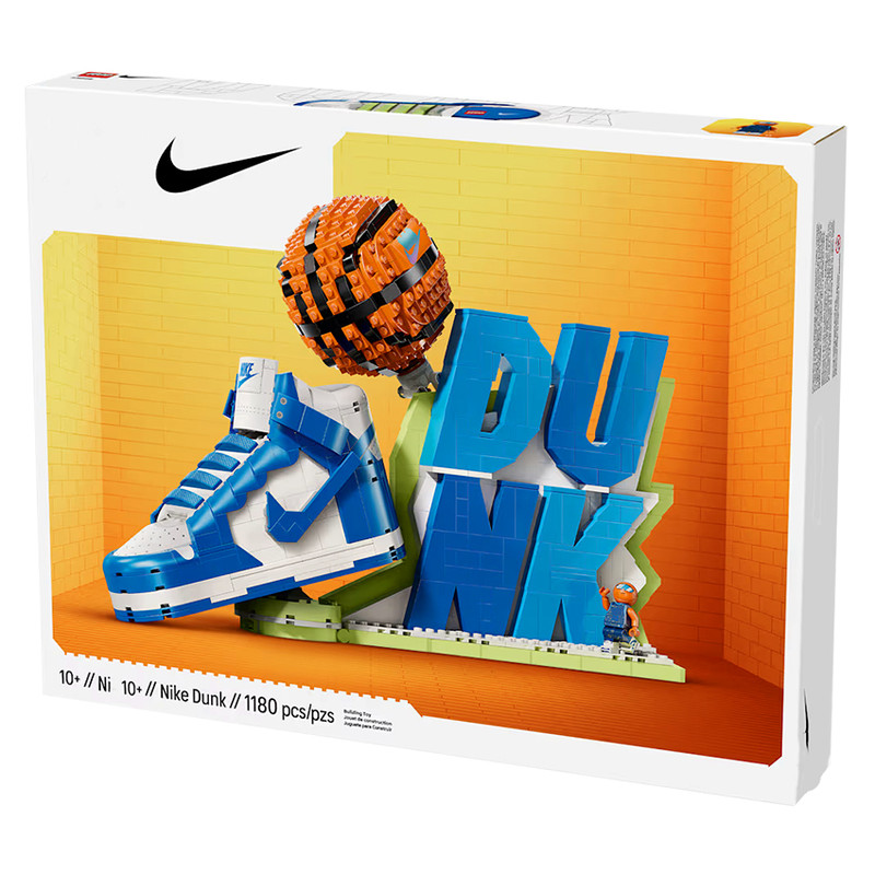 ساختنی 1180 تکه نایک با قابلیت پرتاب توپ مدل کتونی جردن طرح Nike Dunk کد 45188