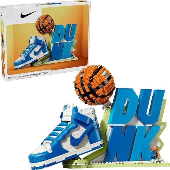 ساختنی 1180 تکه نایک با قابلیت پرتاب توپ مدل کتونی جردن طرح Nike Dunk کد 45188