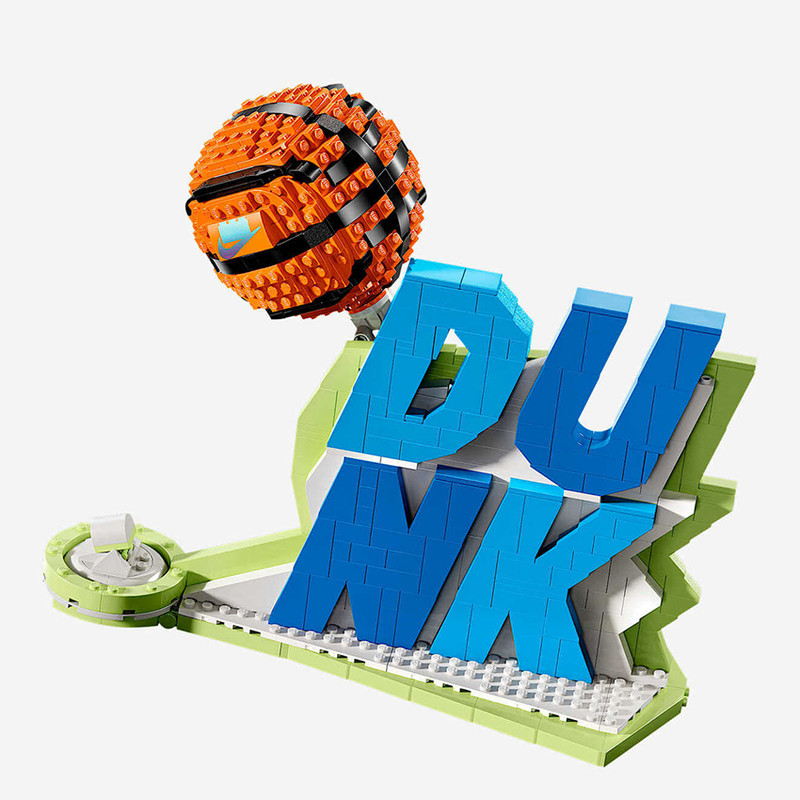 ساختنی 1180 تکه نایک با قابلیت پرتاب توپ مدل کتونی جردن طرح Nike Dunk کد 45188