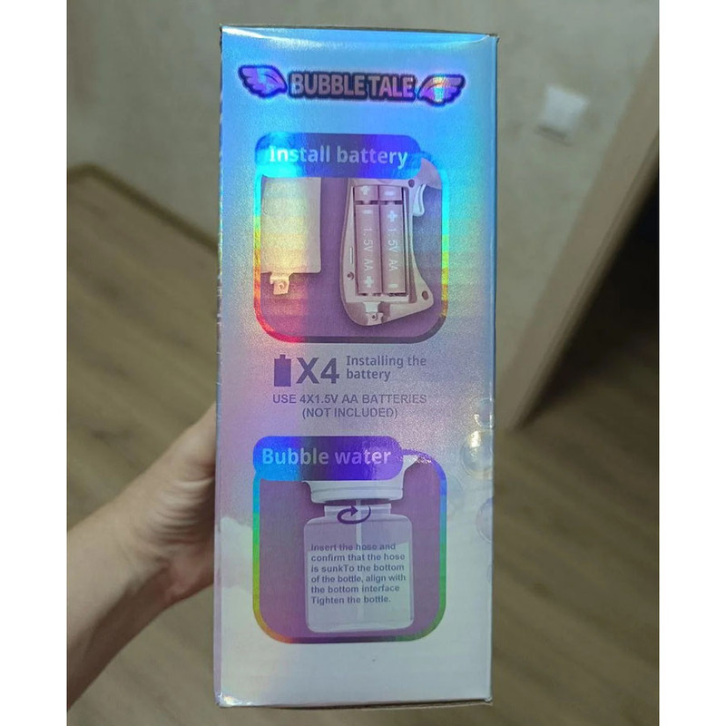 حباب ساز مدل تفنگی چراغدار طرح اسب تک شاخ کد 25-333