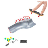 اسباب بازی مدل اسکیت انگشتی به همراه زمین بازی ماژولار طرح Skatepark کد 1810-13B