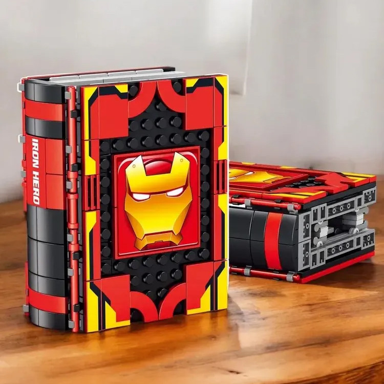 ساختنی 445 تکه مدل کتاب ایرونمن طرح Hero کد 7075