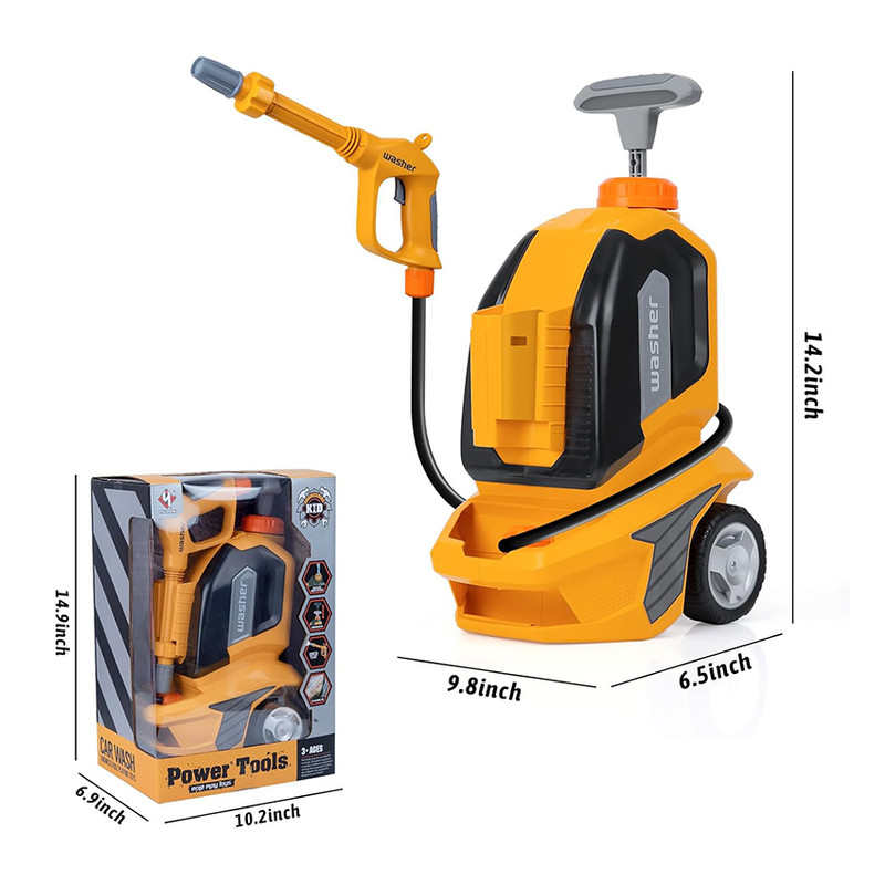 ست اسباب بازی مدل کارواش پمپی طرح power tool کد 017