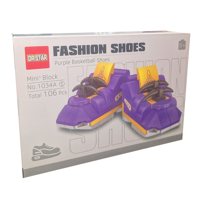 ساختنی 106 تکه دکتر استار مدل کتونی بسکتبال طرح Purple کد 1034A