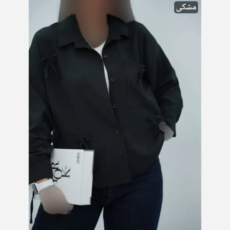 شومیز عروسکی زنانه مدل گیسو جنس کراش پفکی درجه یک سایز 38 تا 46 (2)