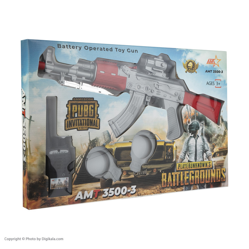 اسباب بازی جنگی آوا طرح BATTLEGROUNDS مدل AMT3500-3