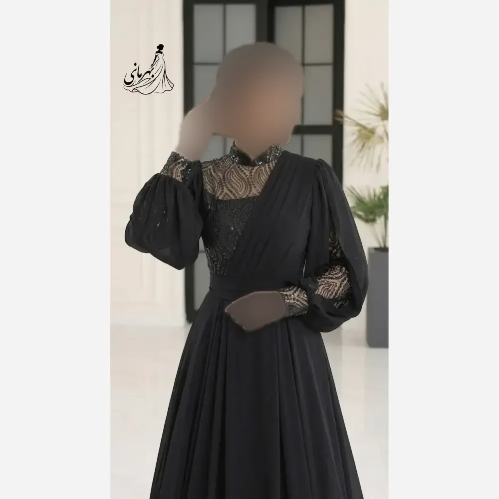 پیراهن ماکسی زنانه کرپ حریر سایز بزرگ مدل گلناز با کمربند سایز 42 تا 60