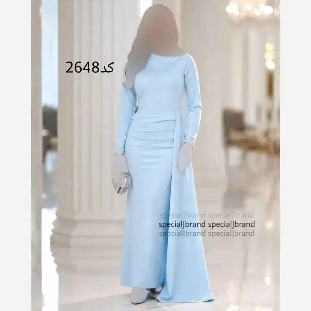 پیراهن ماکسی مجلسی زنانه مدل رزا جنس دالقیچ قد 160 زیپدار سایز 42 تا 54 (2)