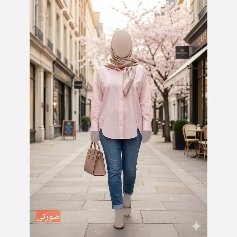 شومیز لینن مدل ملین زنانه رنگبندی پاستیلی سایز بزرگ 38 تا 50