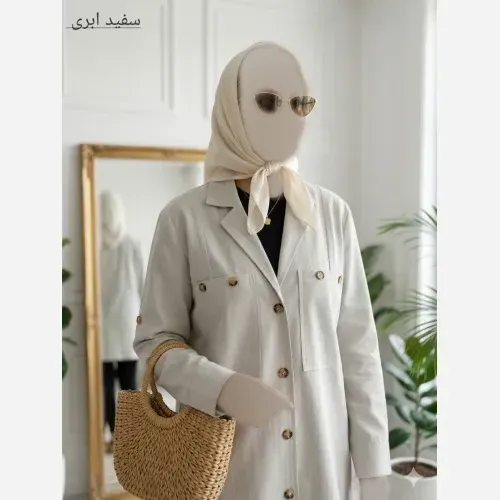 شومیز لینن زنانه مدل آریسا کد 1574 سایز 38 تا 50