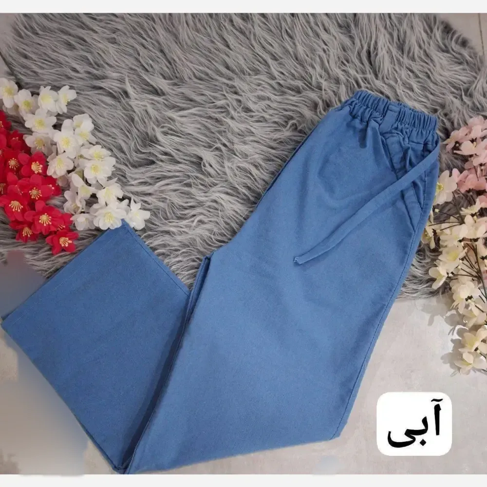 شلوار بگ جین نیل زنانه قد 100 سایز 38 تا 54