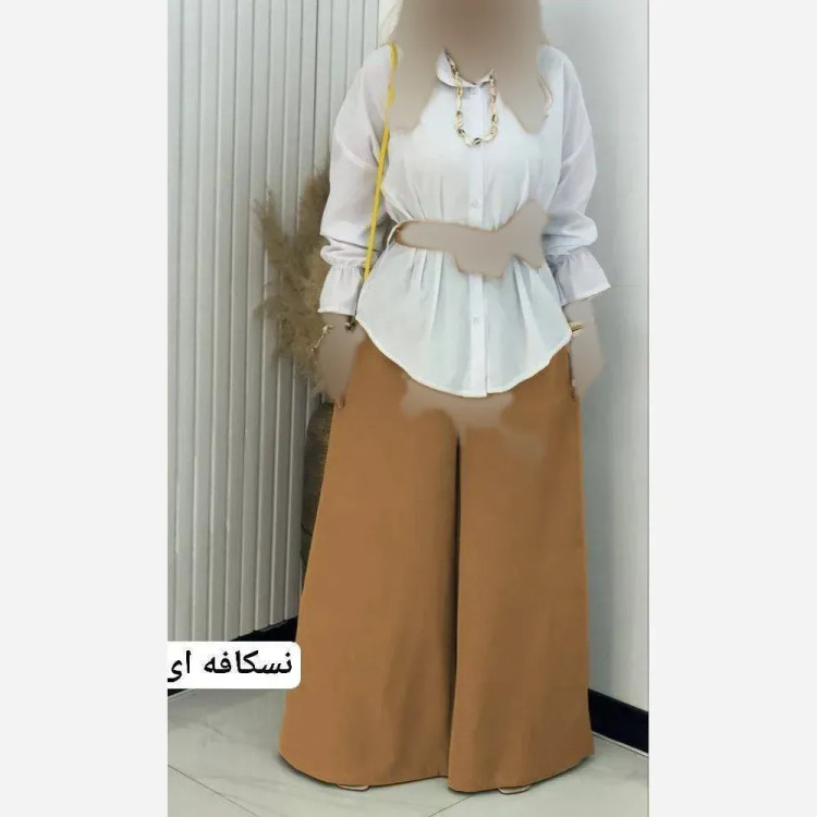 ست مانتو شلوار زنانه مدل پرنسس جنس ابروبادی و مازراتی فری سایز تا 48