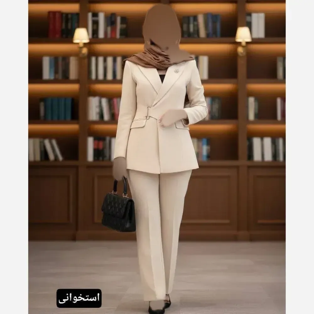 کت و شلوار زنانه مدل بیتا جنس مازراتی در رنگبندی متنوع و سایزبندی کامل