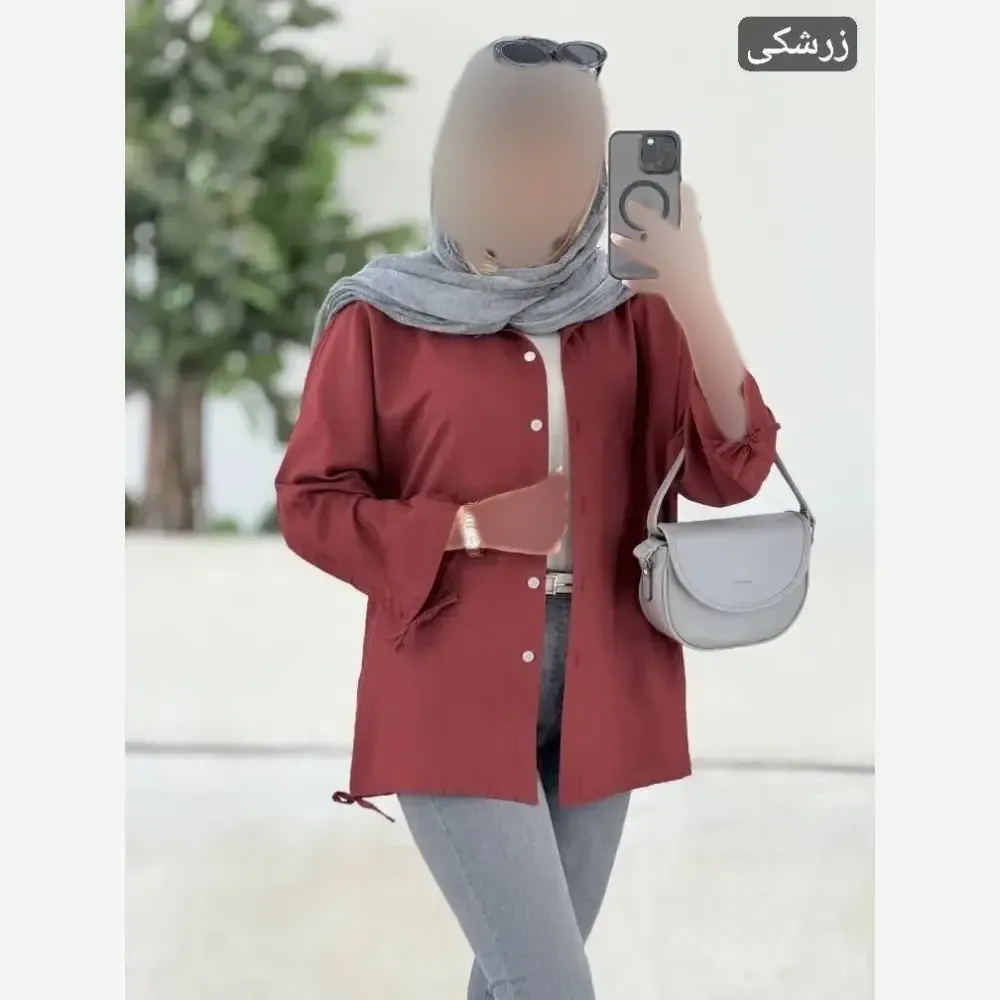 مانتو زنانه مدل تارا آستین گت جنس تترون نخ اعلا فری سایز 36 تا 48