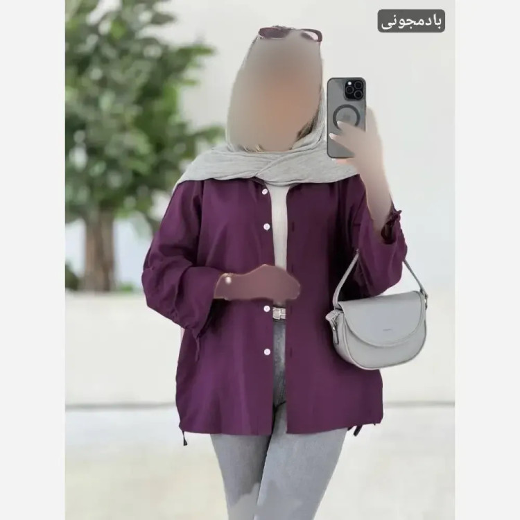مانتو زنانه مدل تارا آستین گت جنس تترون نخ اعلا فری سایز 36 تا 48