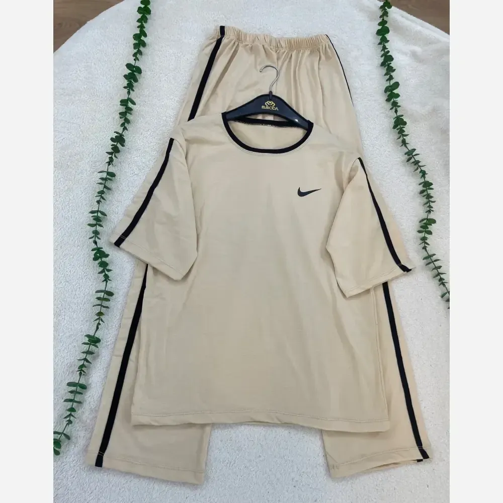 تیشرت و شلوار نایک NIKE با جنس سوپر اسپان و رنگبندی متنوع فری سایز