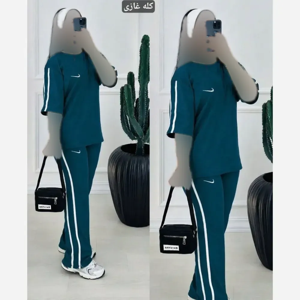 تیشرت و شلوار نایک NIKE با جنس سوپر اسپان و رنگبندی متنوع فری سایز