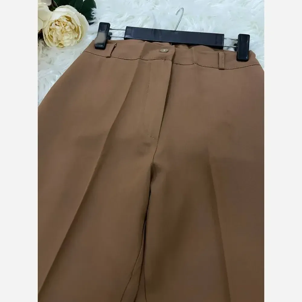 شلوار کلاسیک زنانه پارچه مازراتی 330 گرم درجه یک کد 2216