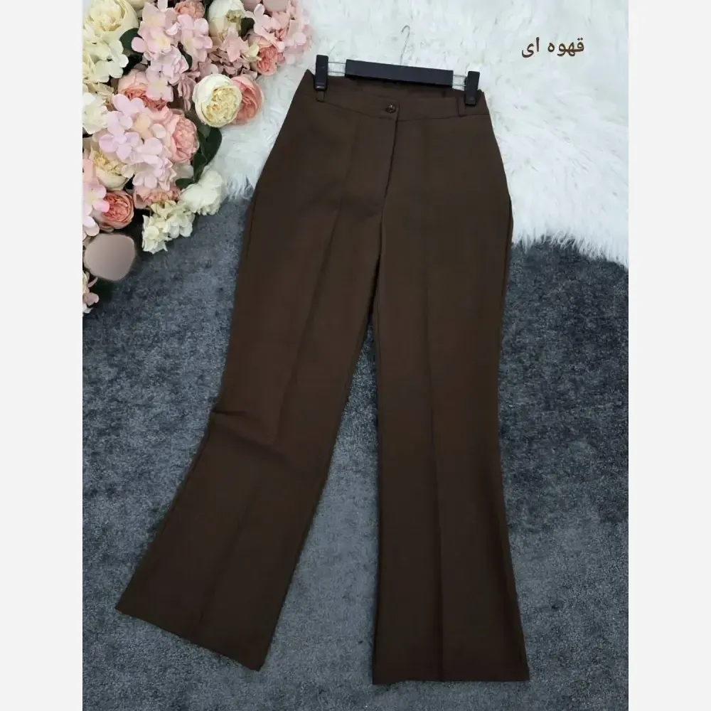شلوار بوتکات زنانه پارچه مازراتی 330 گرم درجه یک کد 1394