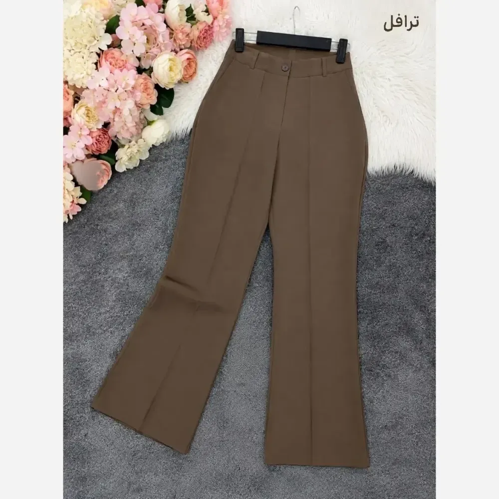 شلوار بوتکات زنانه پارچه مازراتی 330 گرم درجه یک کد 1394
