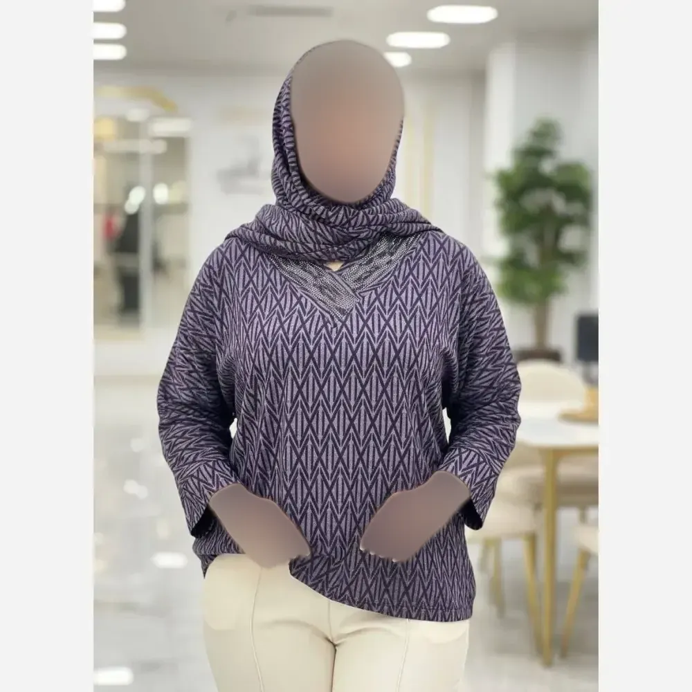 شومیز زنانه مجلسی مدل یاس پارچه ژاکارد ویسکوز فری سایز 46 تا 54