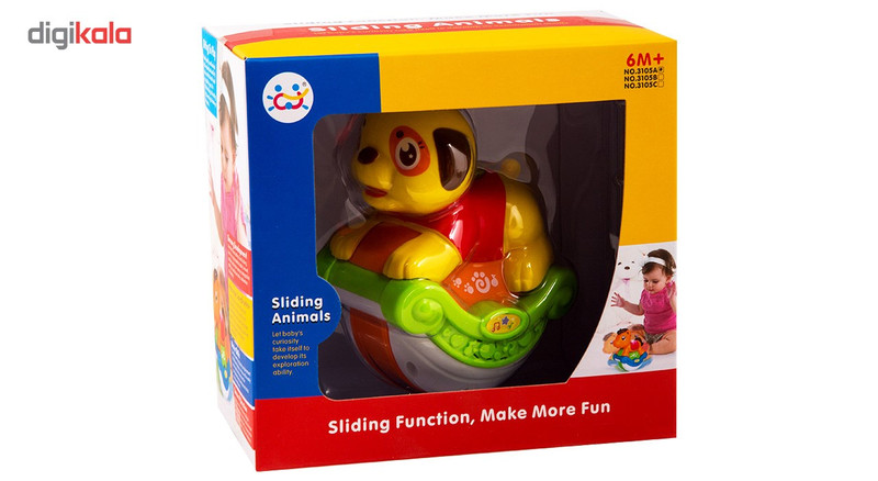 بازی آموزشی سگ هولی تویز مدل Sliding Animals