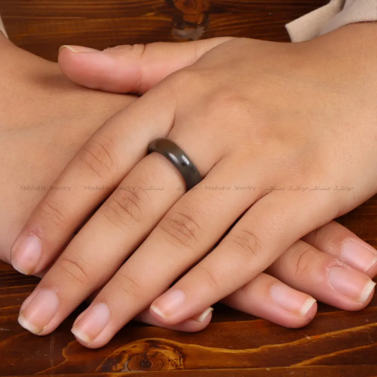 حلقه عقیق سلیمانی اسپرت کد 35056