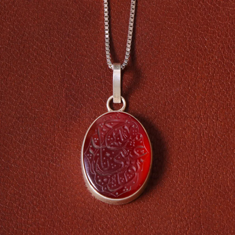 گردنبند عقیق کد 32302