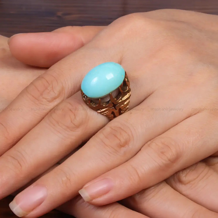 نگین فیروزه عجمی کد 28624