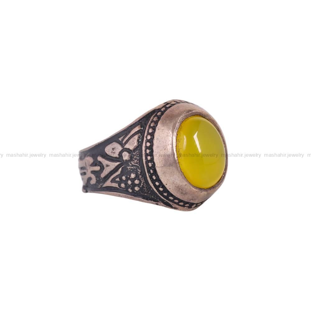 انگشتر شرف الشمس مردانه کد 5950