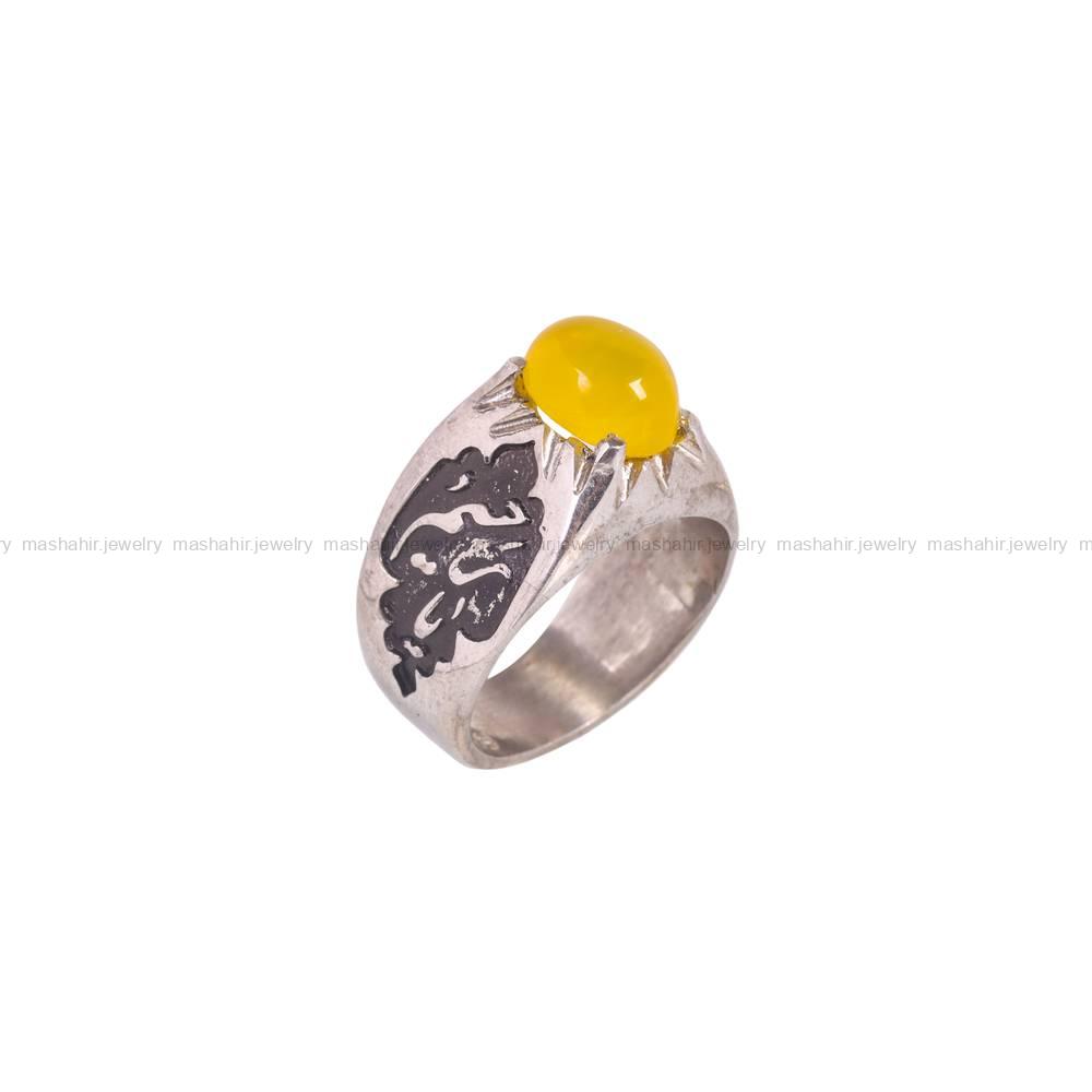 انگشتر شرف الشمس مردانه کد 5970