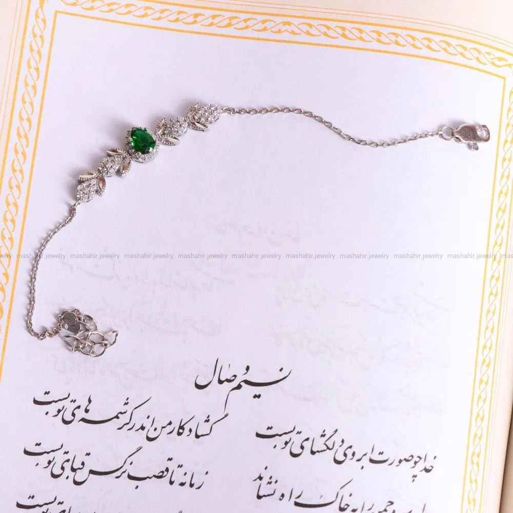 دستبند الکساندریت زنانه کد 1560