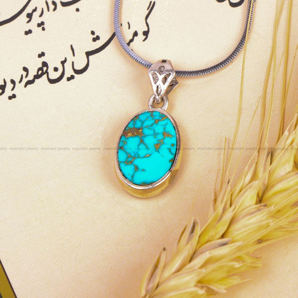 گردنبند فیروزه کد 7507