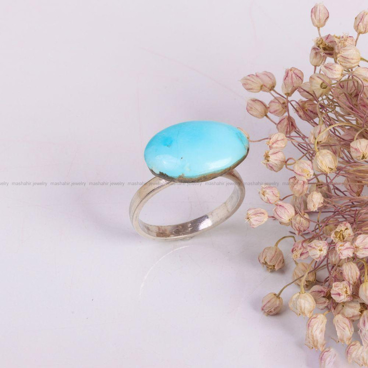 انگشتر فیروزه شجری زنانه کد 7595