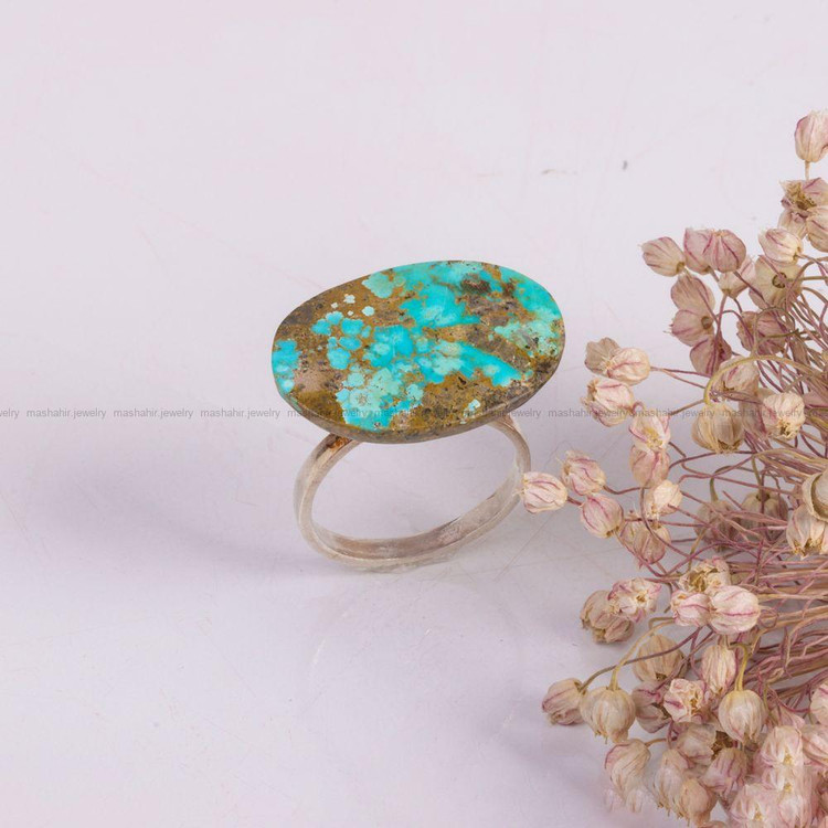 انگشتر فیروزه شجری زنانه کد 7598
