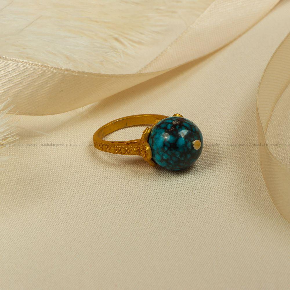 انگشتر فیروزه شجری زنانه کد 7801