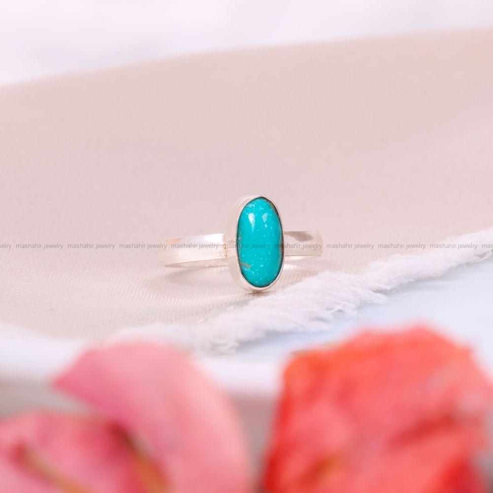 انگشتر فیروزه شجری زنانه کد 8700