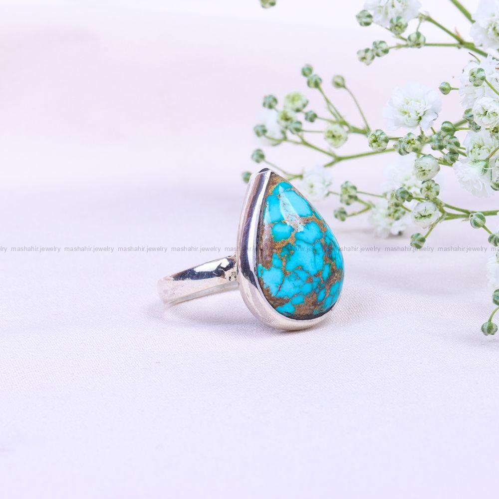 انگشتر فیروزه شجری زنانه کد 9790
