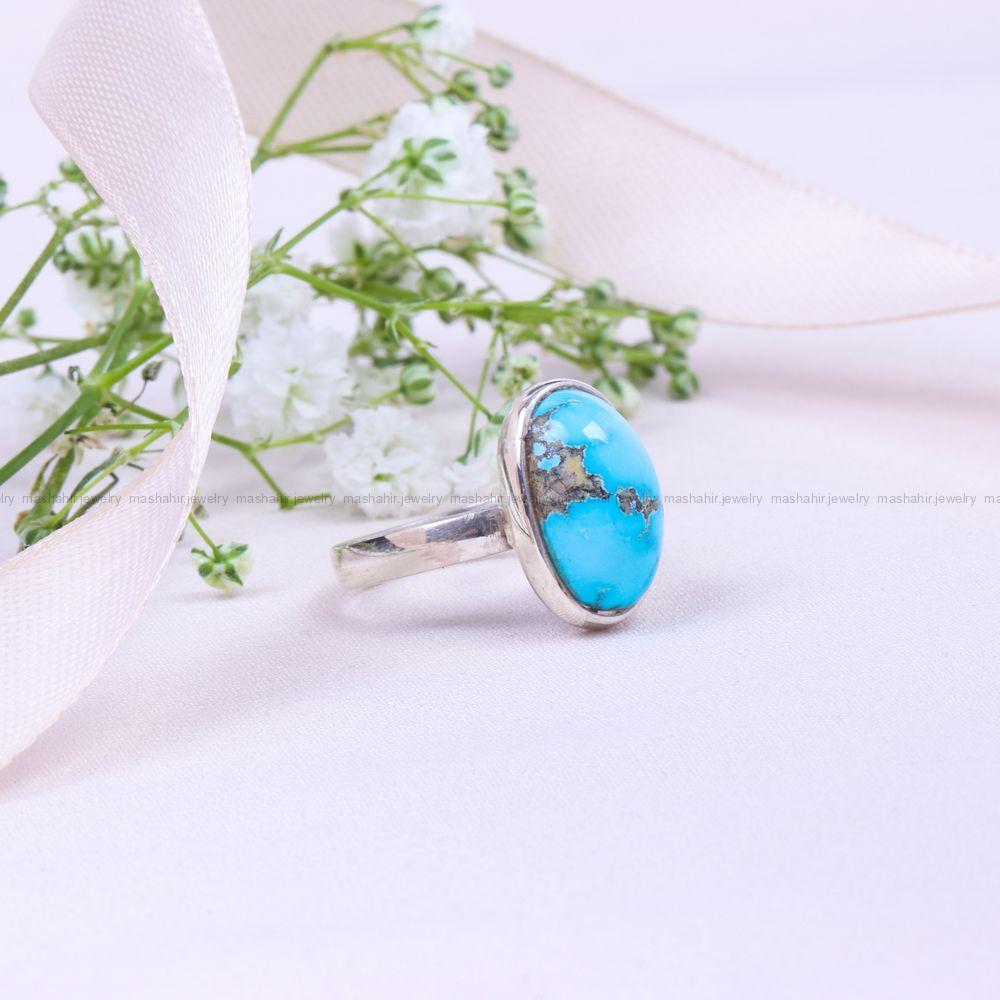 انگشتر فیروزه شجری زنانه کد 9805